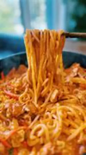 Chicken hong Qing Noodles
